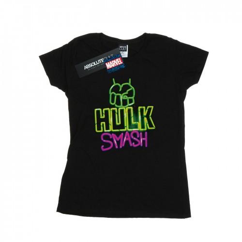Marvel Womens/Ladies Hulk Smash Cotton T-Shirt
