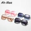 Latest Stylish Square Trend Sunglasses Female Big Frames Colorful Sun Eyeglasses Women Gradient Oculos Shades Ladies Eyewear
