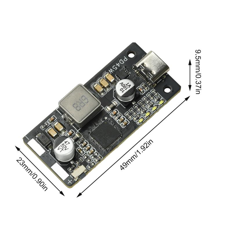 1Pcs Li-Ion/Lifepo4 Batteries Charger Typec Usb Pd3.1 Fast Charging 45W 2S 3S 4S 5S 6S Lithium Battery Charger Discharger Module