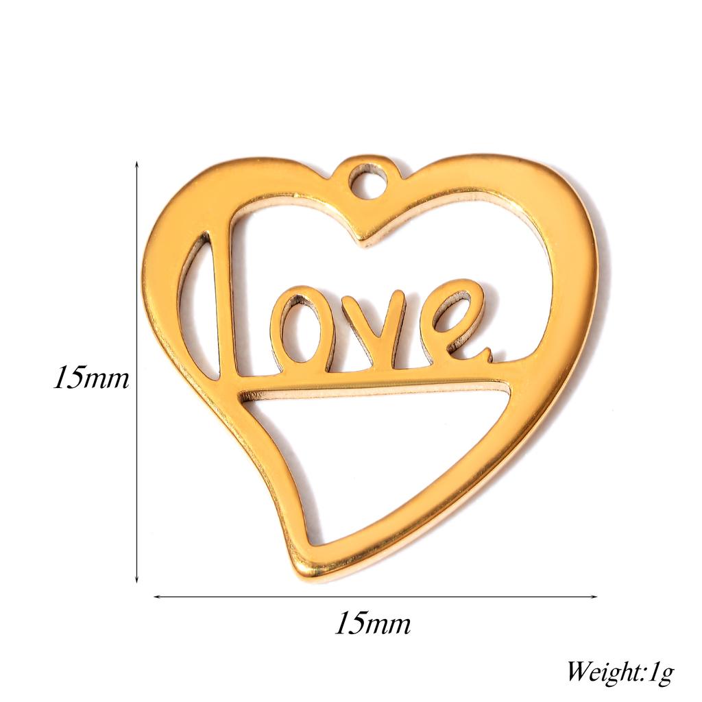 20pcs/lot Butterfly Heart David Star Angel Family Charms Stainless Steel Pendants Jewelry Making DIY Handmade Craft Wholesale