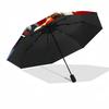 1pc Sturdy 8-Bone Auto Umbrella, Santa Claus Umbrella, Digital Printed, Foldable Umbrella for On-the-Go Outdoor Use