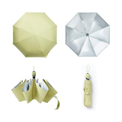Five New Design Silver Parasol Folding Umbrella UV Protection UV Protection Complete Shading Heat Protection 8 Ribs Heat Stroke Prevention Umbrella