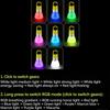 Flashlight Portable Camping Light Adjustable Modes with Hook LED Bottle Cap Light Rechargeable Emergency Lantern Outdoor Camping