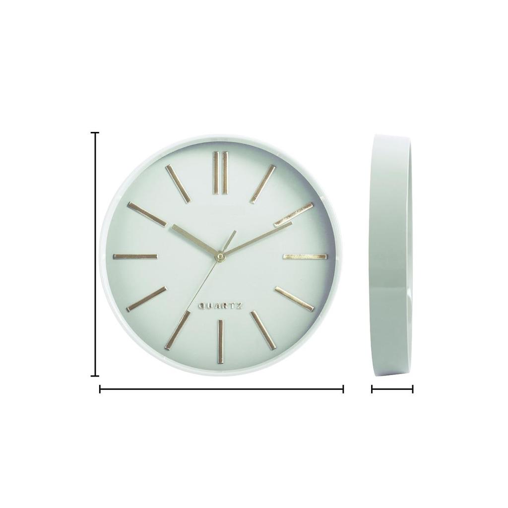 Luxury Finish Modern Wall Clock with Silent Non-Ticking Quartz Sweep Movement – 1pc|12 Inch|Decorative Analog Clock for Home