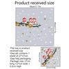 Christmas Wall Stickers Double Side Static Sticker Santa Claus Deer Xmas Tree Window Room Snowflakes Decor Sticker New Year 2022