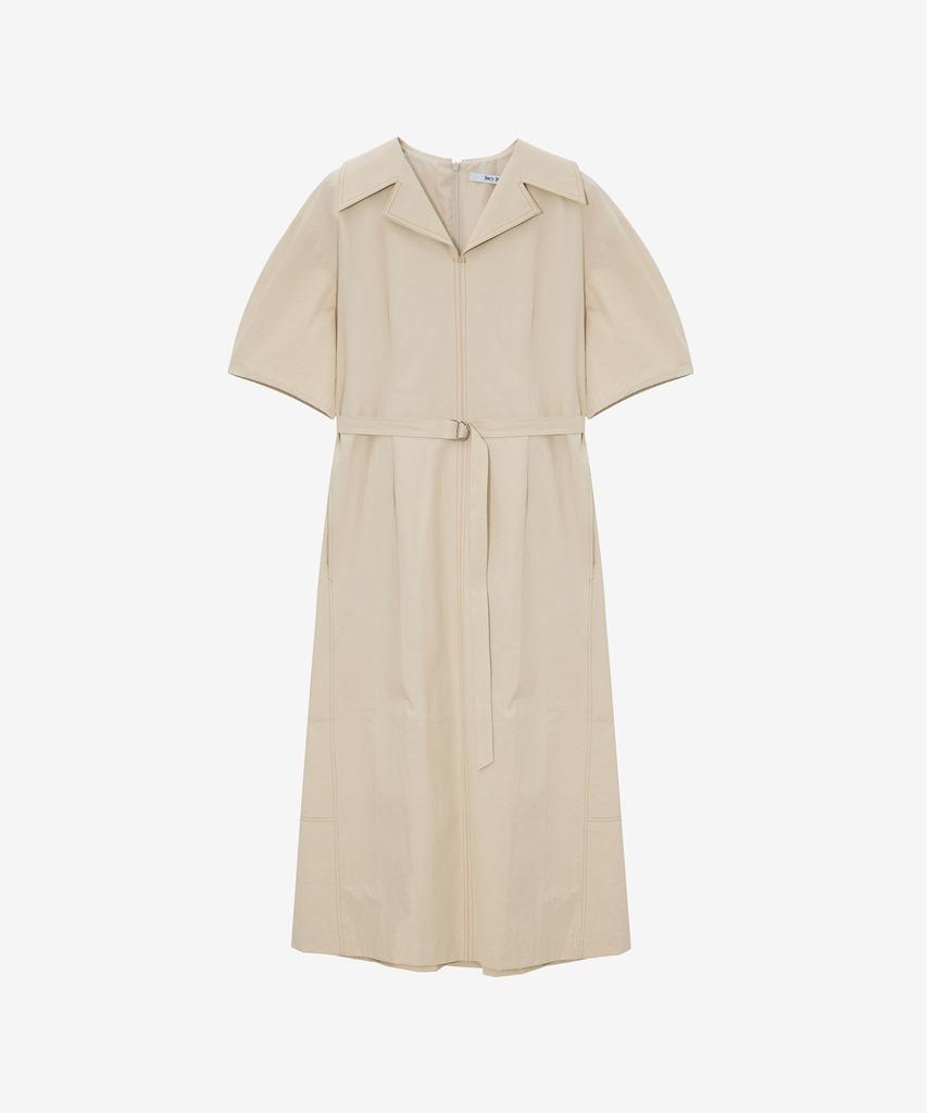 Jucy Judy Belted Open Collar Dress Jzop320B