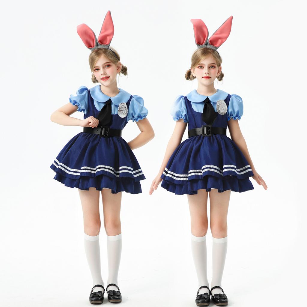 Kids Costume Horror Bride Cosplay Dress Performance Costume Masquerade Costume