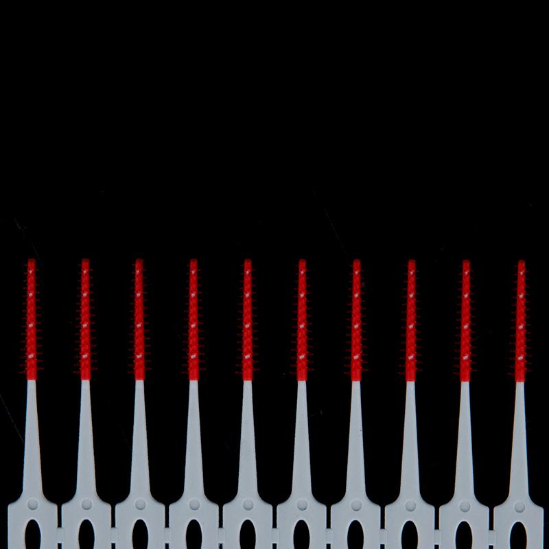 120 Teile/schachtel Mundpflege Werkzeuge Silikon Interdentalbürsten Super Weiche Zahnreinigungsbürste Zahnreiniger Zahnseide Zahnstocher