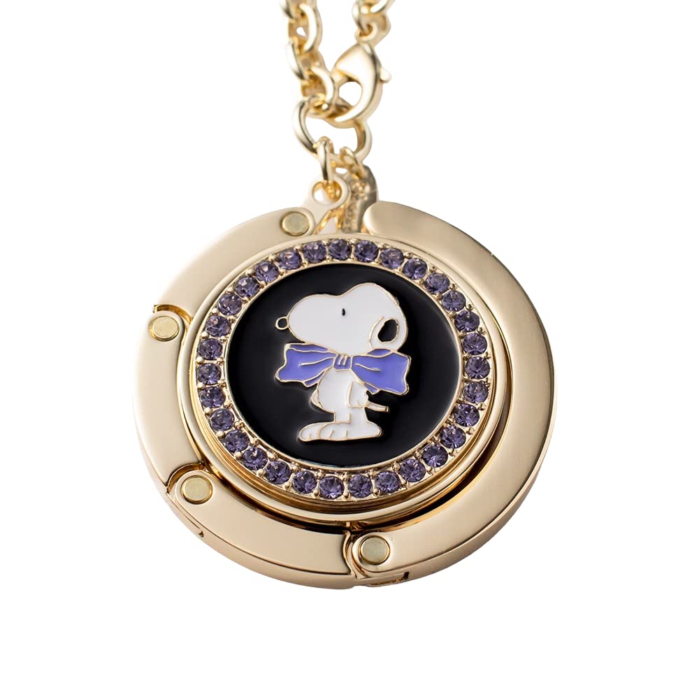 3carat PEANUTS Snoopy Woodstock Bell Bag Round Bag Bag Holds Bags Up To Gift Hanger, Hook, Charm, 5kg, (Snoopy Ribbon)