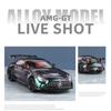 1/24 Mercedes Benzs AMG GT Alloy Miniature Car Diecast Metal Scale Car Model Sound and Light Collection Children Toy Vehicles Gifts