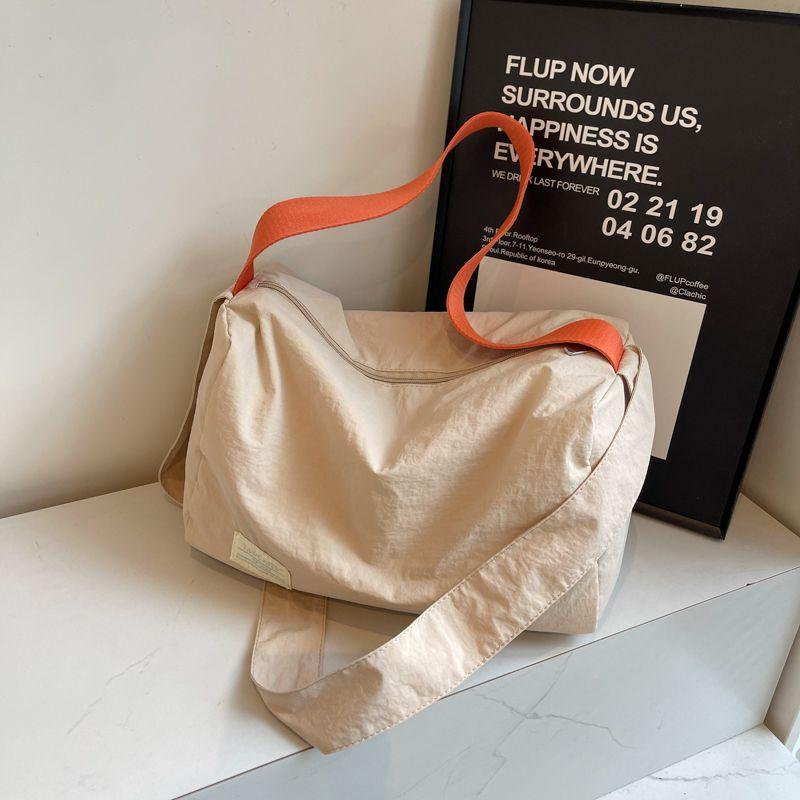 

Bag Female Lightweight and Large Capacity Toast Work Clothing Nylon Cloth Khaki