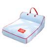 Spring and Summer Korean Plaid Dog Sofa Nest Four-season Universal Kennel Contrasting Color Backrest Dog Cushion Pet Nest Cat Nest