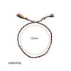 For Women Colorful Copper Bead Polyester Thread Woven Bracelet Braid Hand Rope Fashion Accessories