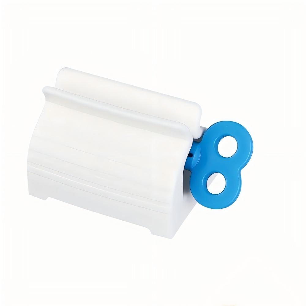 1 /3 Toothpaste Squeezer, Cleanser, Hand Cream, Manual Rolling Squeezer, Bathroom Toothpaste Holder, Toothpaste Clip White