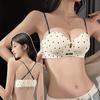 Women's Push-Up Bra for Small Chests: Anti-Sagging, Seamless, Criss-Cross Back, Side Bust Support