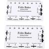Electric & Acoustic Guitar String Height and Spacing Ruler - Guitar Repair Tool