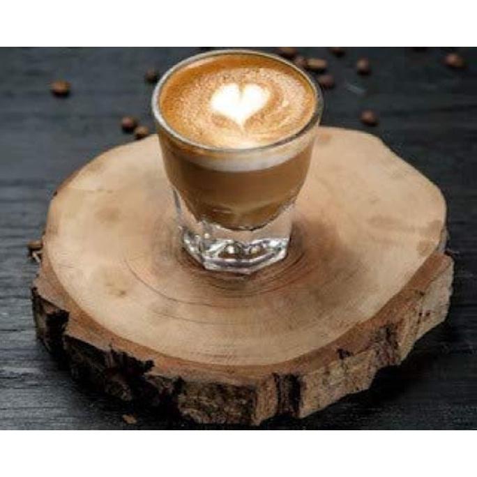 Set of Two Libbey Duratuff Cortado Glasses | Gibraltar Rocks Glass 4.5 OZ ~Paper Coasters Included~