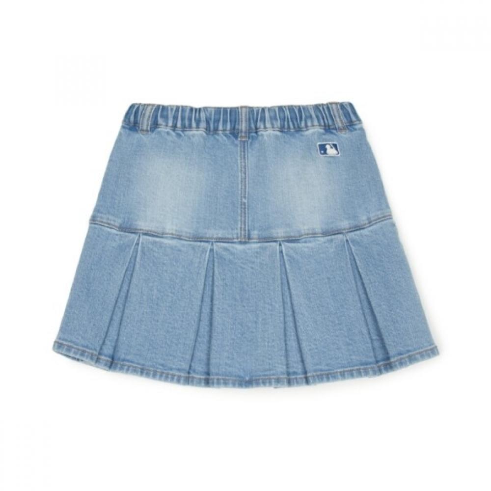 Mlb Kids Pleated Denim Skirt