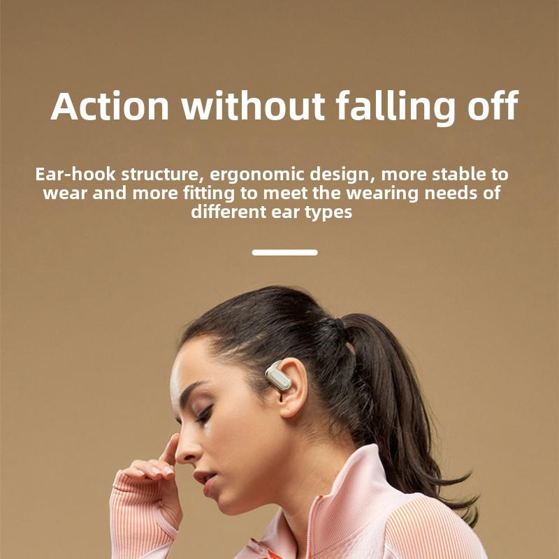Écouteurs Bluetooth sans oreille OWS Écouteurs de sport avec longue endurance et réduction du bruit
