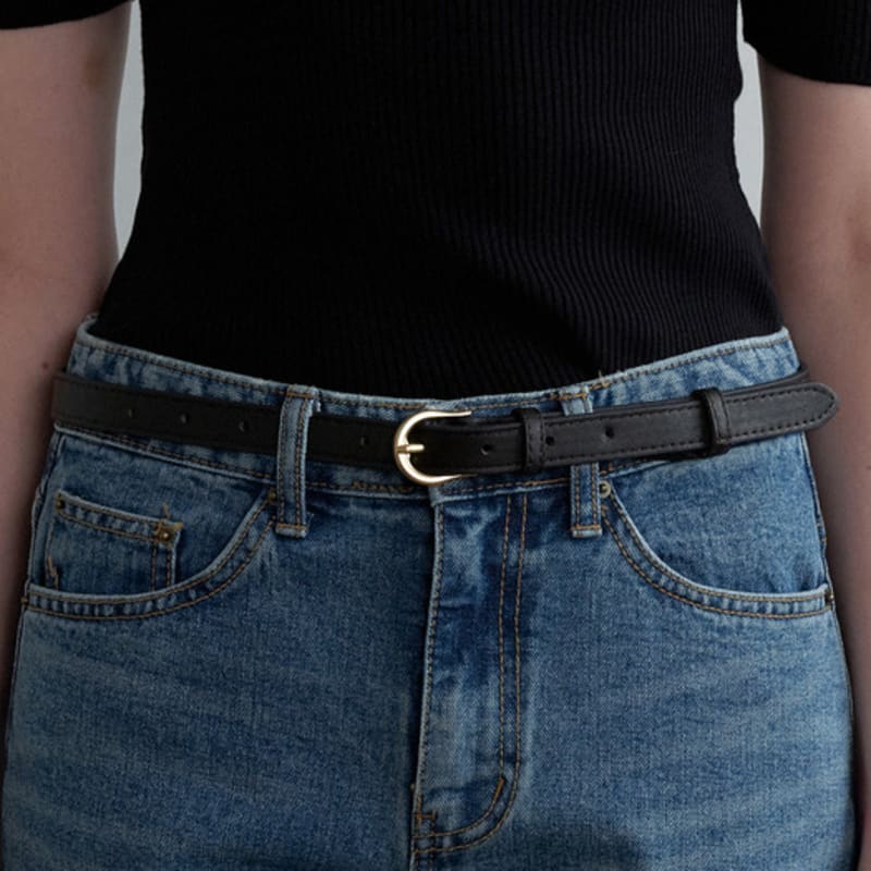 

OVLA Носимый легкий образ 18мм повседневный ремень_2 цвета BT002 black