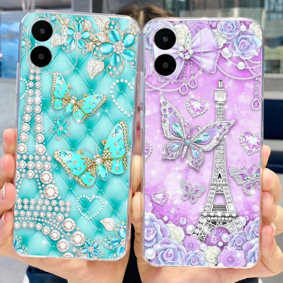 For Xiaomi Redmi A1 A1+ 2022 Cute Painted Phone Case For Redmi A1 Plus RedmiA1 A 1 A1+ Soft Silicone TPU Cases