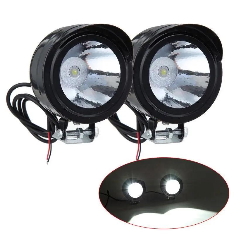 1pc/2pcs Vintage 3w 12v-80v Motorcycle Vehicle Bikes Headlight Car Reverse LED Lights