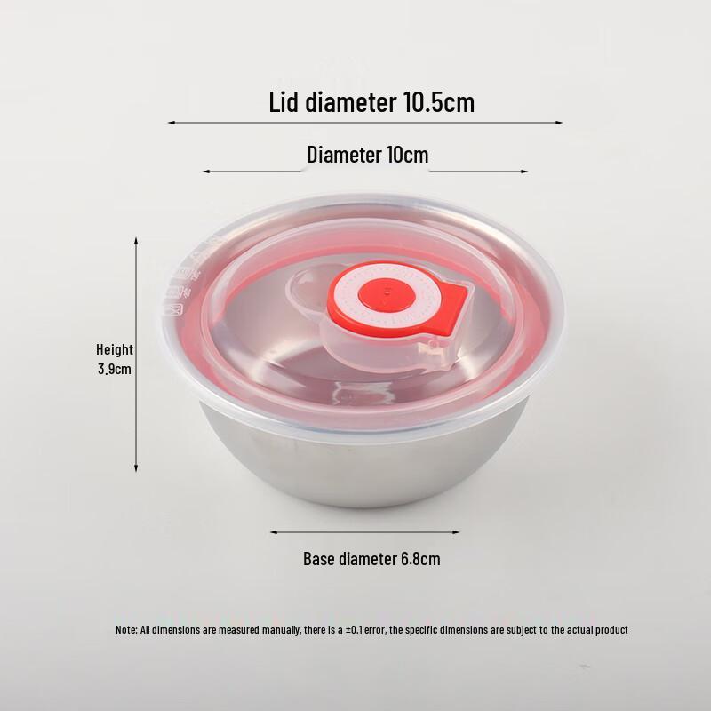 Zhaoran 304 Stainless Steel Sealed Food Bowl with Lid
