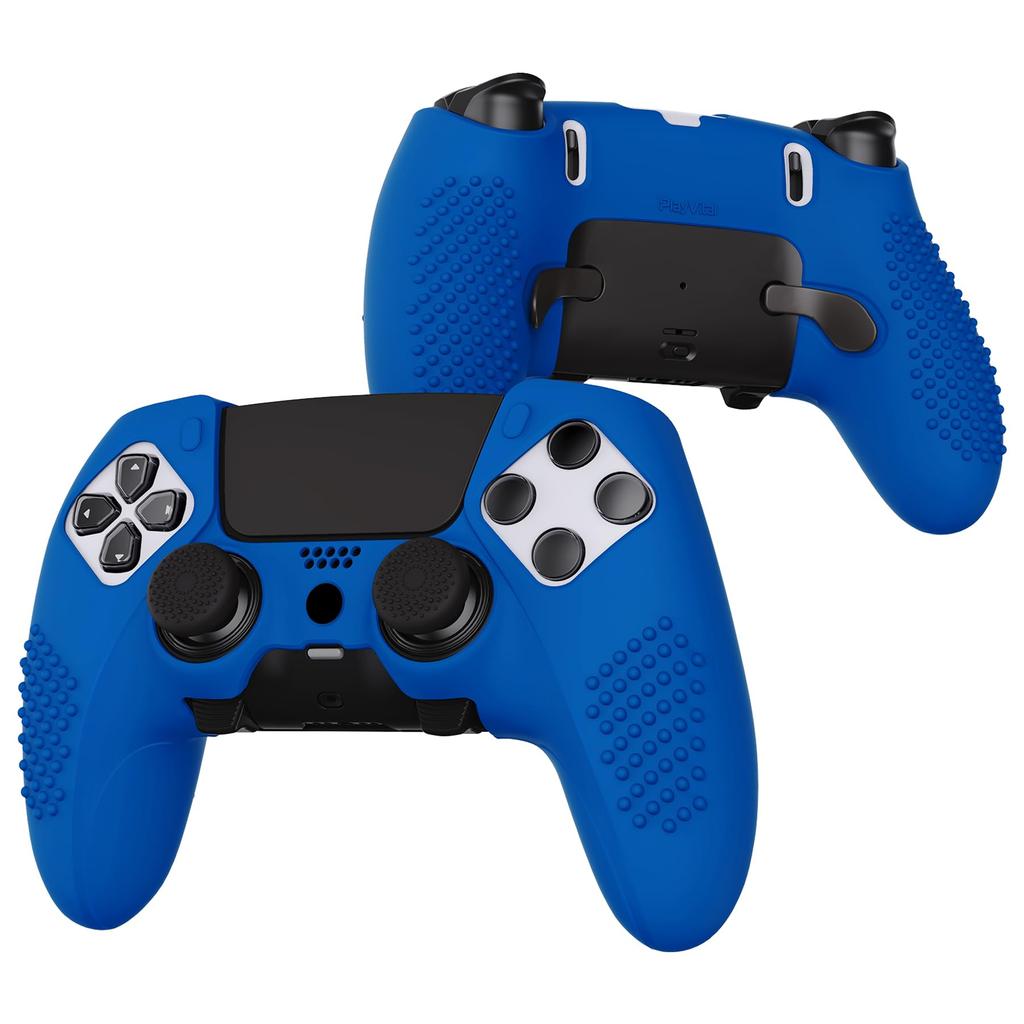 Silikonový krycí obal pro PlayVital PS5 Edge chránič kůže z měkké pryže pro PS5 s krytkou na palec 3D Studs Edition Studs Edition Protiskluzový ovladač,