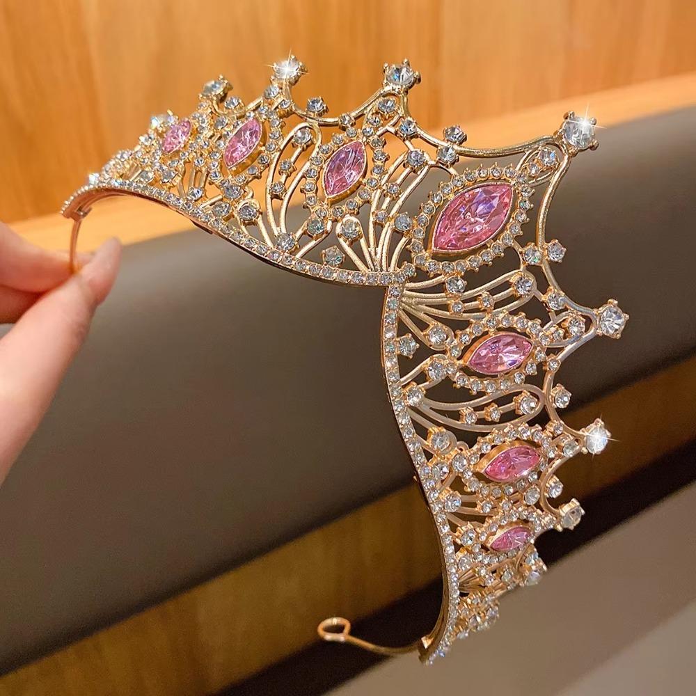 Crystal Bridal Crown Cosplay Royal Princess Crown Fashion Queen Crown  Wedding Accessories