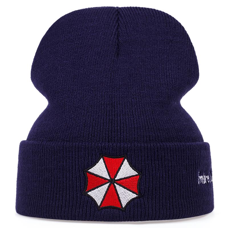 Personalized Embroidery Knitted Hat Men Hip Hop Caps Winter Warm Ski Hats Women Wool Cap Beanies Hat