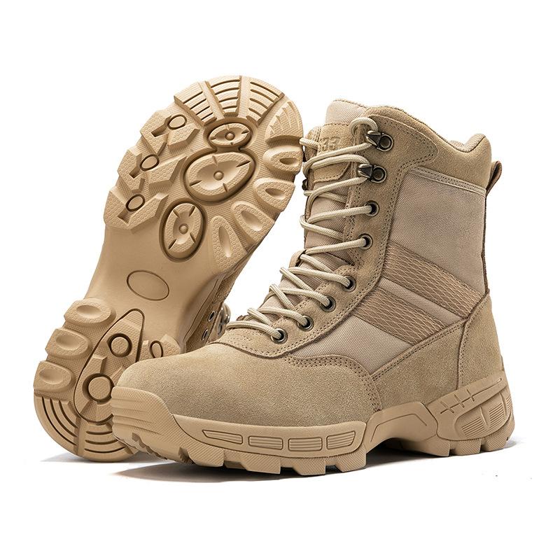 Autumn and Winter High-top Combat Boots Hiking Boots Training Camping Summer Camp Special Forces Martin Boots