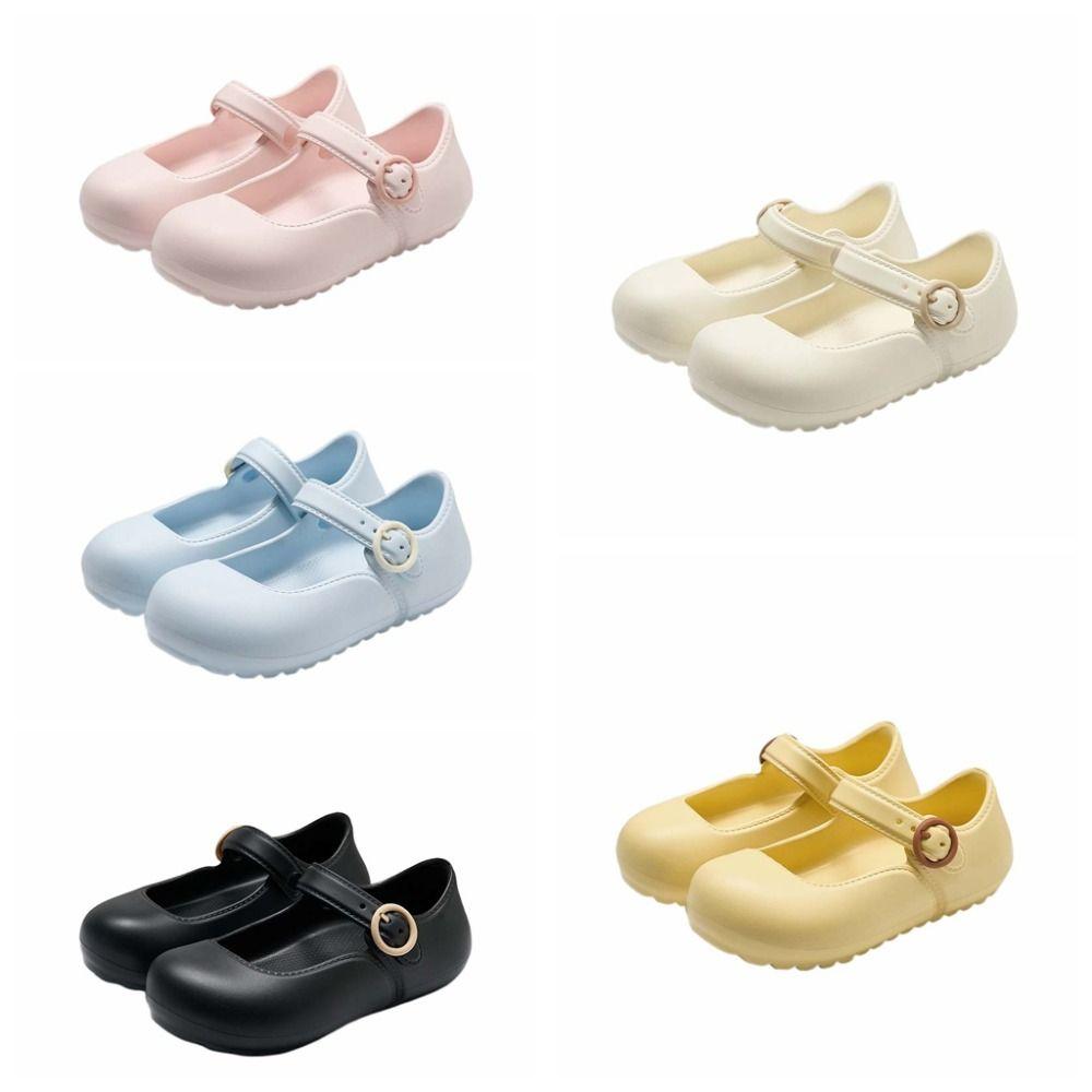 Candy Color EVA MaryJane Slippers Anti-slip Slides Sandals Fashion EVA Ballet Shoes  Girl