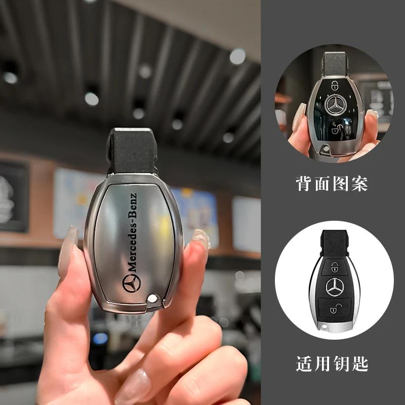 

2025 Hot Car Remote Key Case Cover Shell Fob Auto Styling Accessories For Mercedes Benz A B C S Class AMG GLA CLA GLC W176 W221