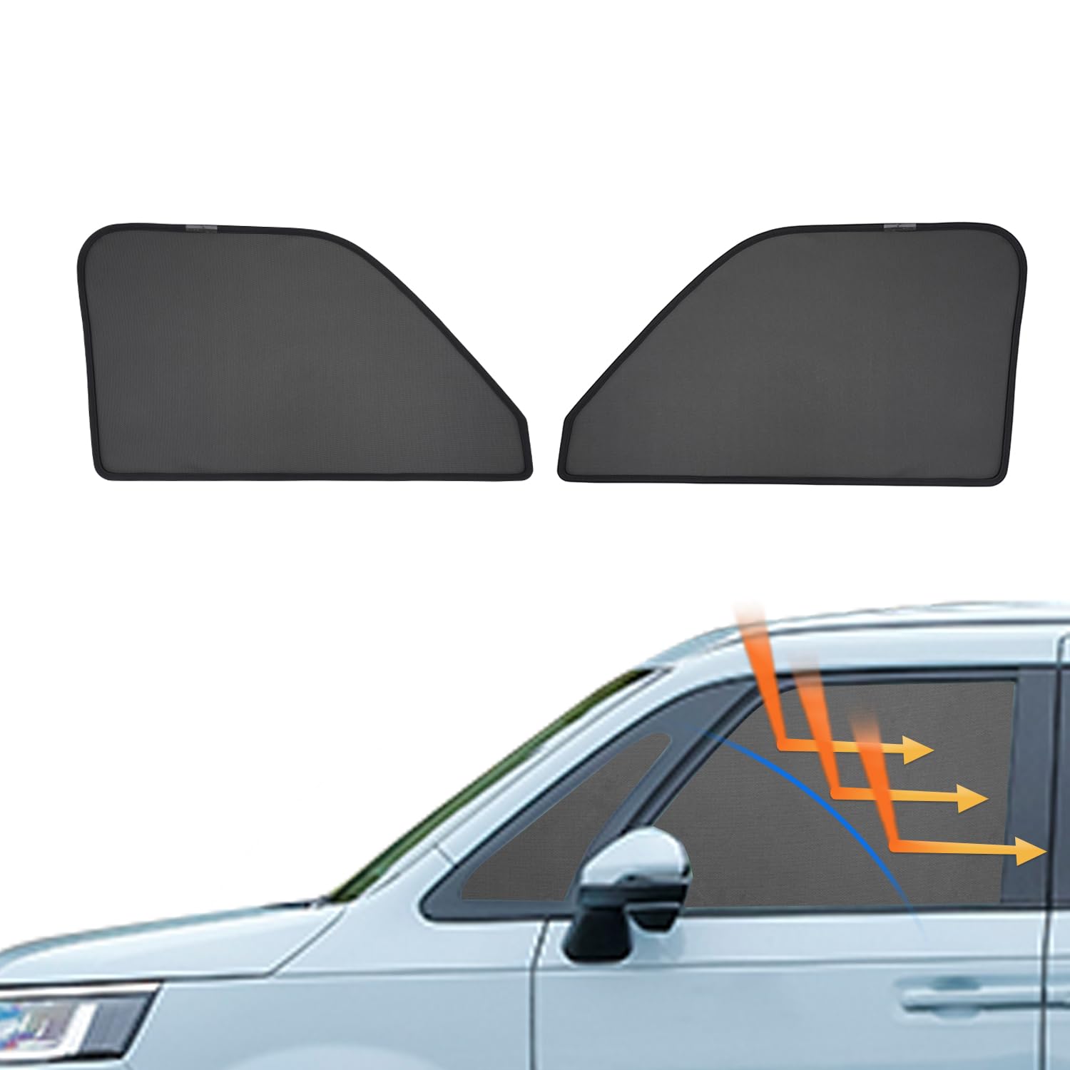 

Cartist 2025 Новейшая модель Сетчатые шторки для Honda Step WGN Блэкаут Автомобильный УФ-свет Инструкции Легкий Интерьер 2 панели Высокой плотности & чёрный