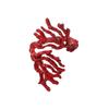 New Irregular Hip Hop Red Alloy Bracelet Ring Combination Set, Fashion Creative