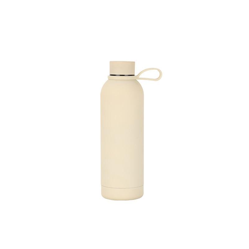 Edelstahl USA Stil Kleine Öffnung Flasche Outdoor Sport Tragbar Thermosbecher Hebering Wasserflasche