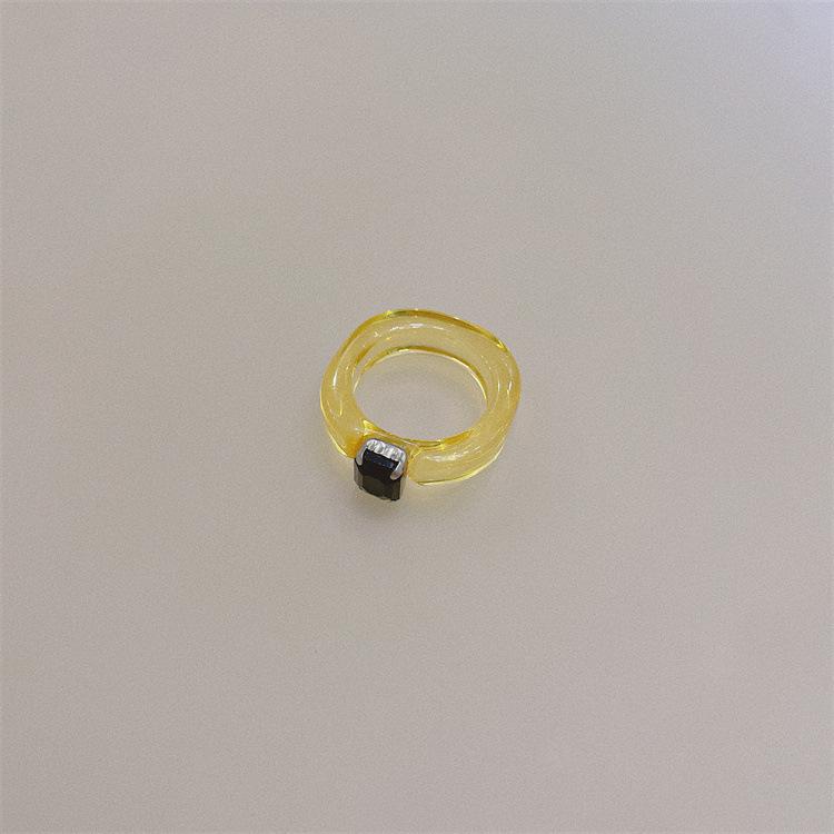 Korean Colorful Beaded Butterfly & Flower Ring for Girls