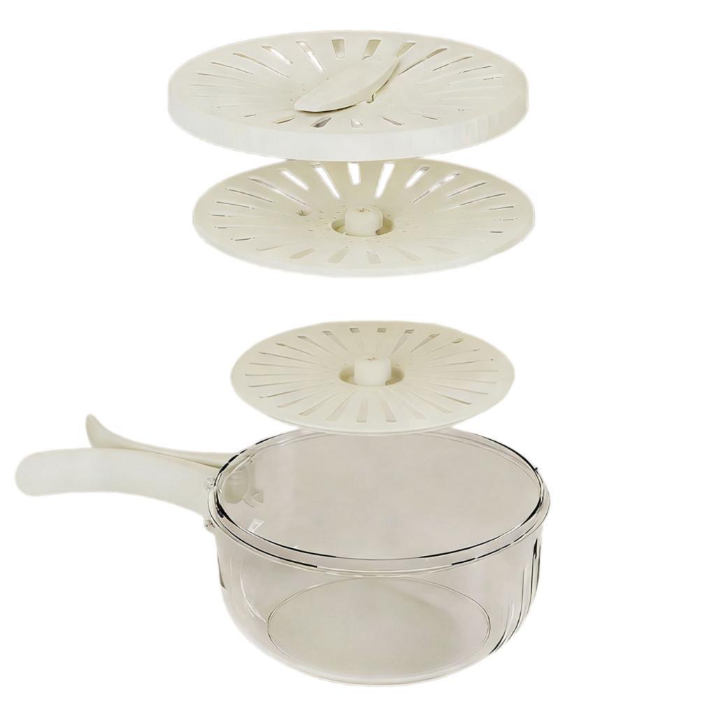 Draining Basket Reusable Food Storage Container for Cherry Fruits