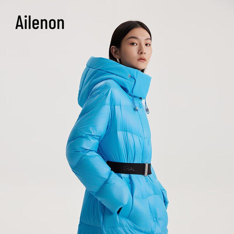 

Aolaiyi Women s Long Goose Down Jacket with Detachable Hood S (155/80A)