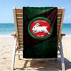 1pc Football Team (16) Beach Towel, Beach and Seaside Swimming Pool Equipment, Fashion Pattern, Rectangular, Travel Essentials