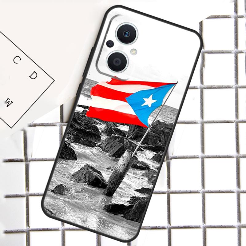 Puerto Rico Flag Phone Case For OPPO Reno 8T 7 8 Lite 14F 14 13 12 11 F 10 Pro OPPO Find X8 X6 X5 X9 Pro Cover