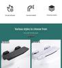 Waterfall Wall-Mounted Bathtub Faucet with Concealed Hot/Cold Shower Head Set