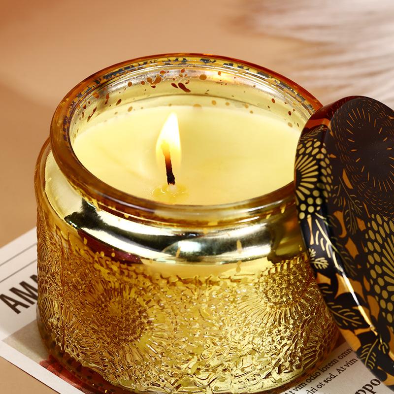 Luxury Scented Decorative Glass Candle Holder Votive Glass Candle Holder Glass Candle