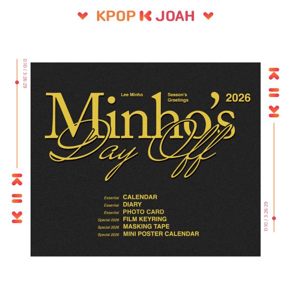 

LEE MINHO [Minho’s Day Off] 2026 SEASON S GREETINGS 2026 SEASON S GREETINGS