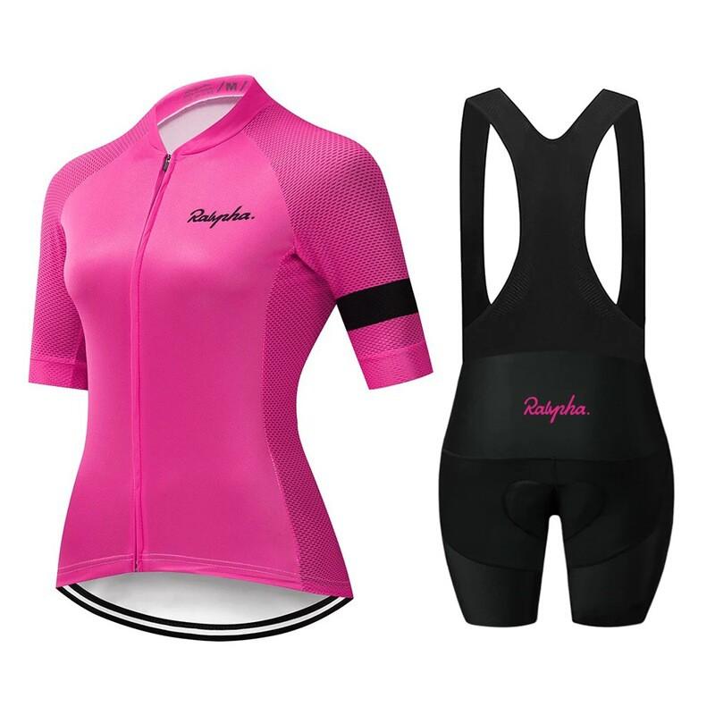Womens Cycling Jersey Shorts Set Breathable Quick-Dry Team Edition Road Bike Apparel Small