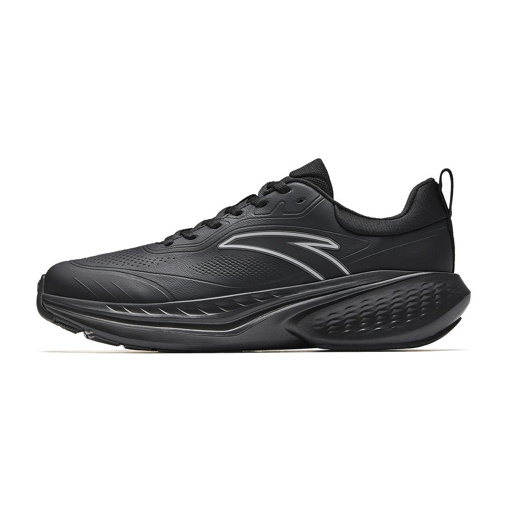 Anta Yuntu Fashion Running Shoes Men Sneakers Basic-Black Metallic-Titanium 112545519-7