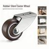 Small Directional Rubber Roller Wheels for Furniture and Tatami Drawers