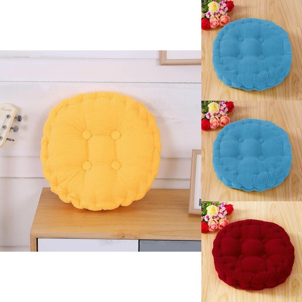 Luxurious Round Corduroy Chair Pad Cushion For Patio Car Office And Sofa
