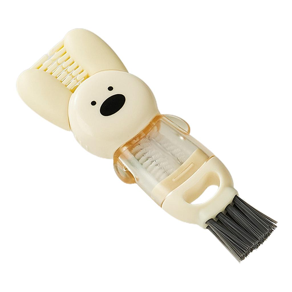 Tassen-Deckel Reinigungsbürste 4 In 1 Tragbare Multifunktionale Flaschenmündung Kappen Tassenbürste Becher Wasserflasche Reinigungsspaltbürste