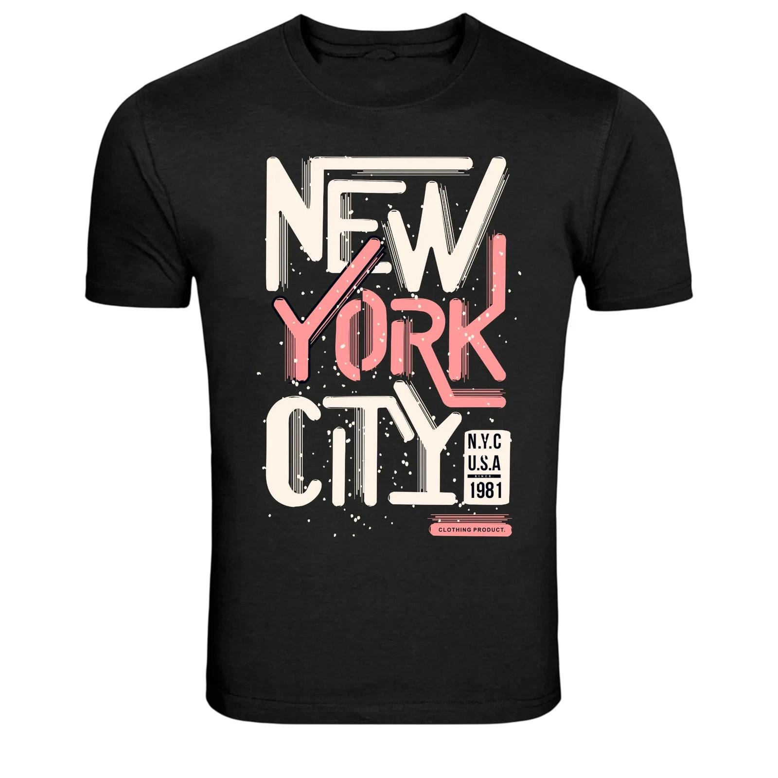 New York City NYC USA 1981 Urban Streetwear Graphic T-Shirt M